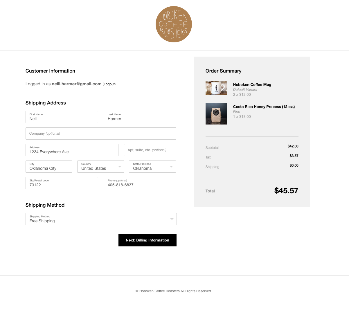 LightCMS Responsive Store Checkout